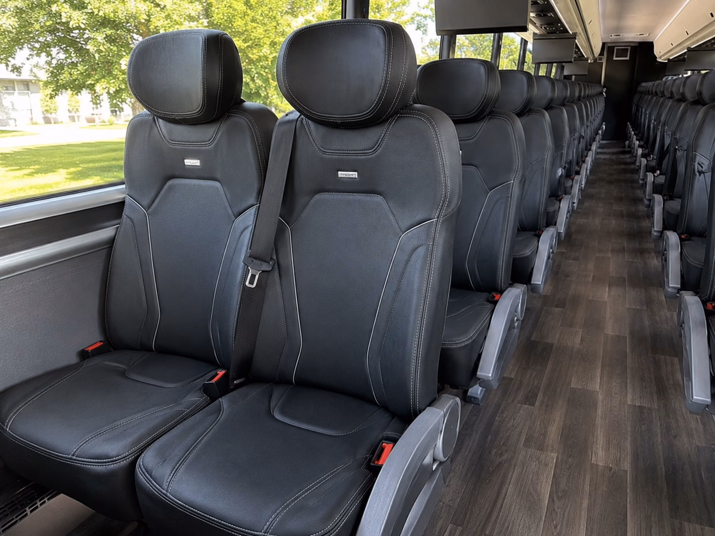 inglewood charter bus interior