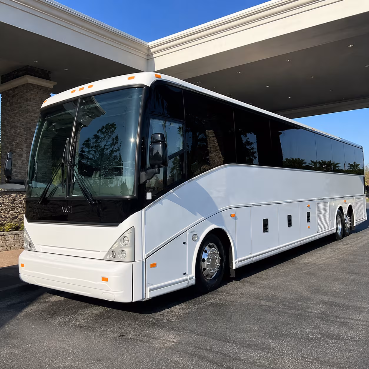 inglewood charter bus services exterior
